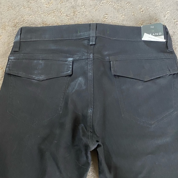 J BRAND 100% lamb leather skinny pants size 24. With zippers - Picture 6 of 11